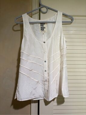 Mah na mah na by Jen kao silk blouse